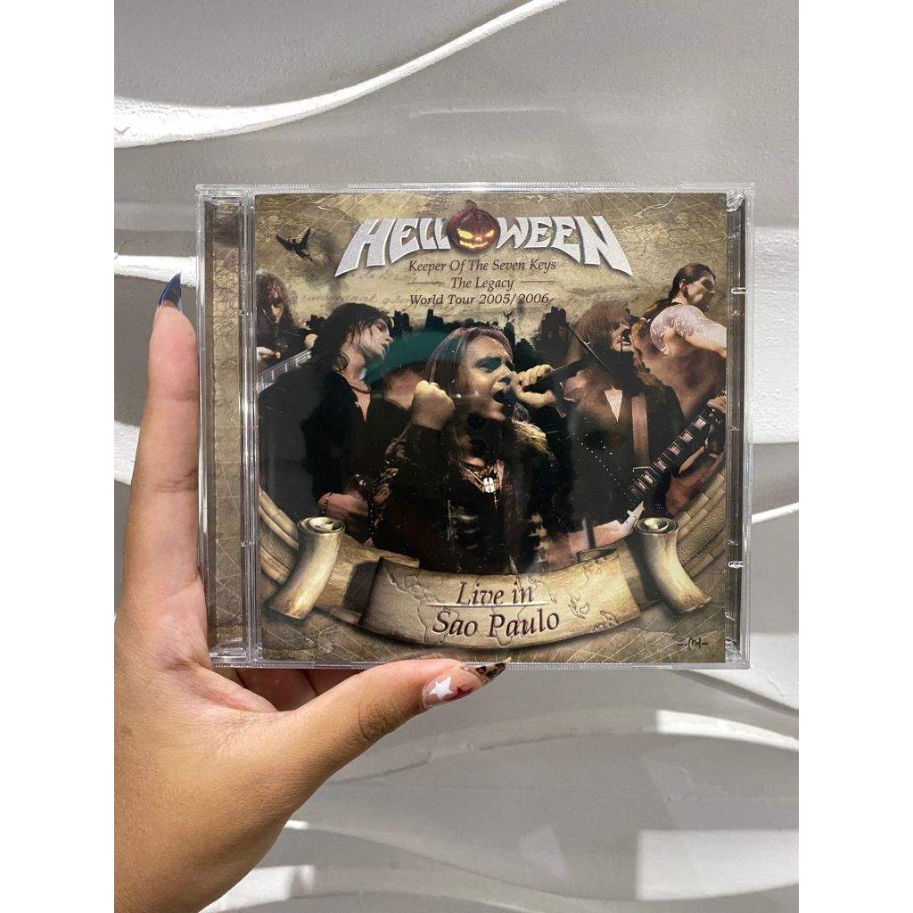 CD Helloween- Keepper of the seven keys- the legacy- live in são paulo