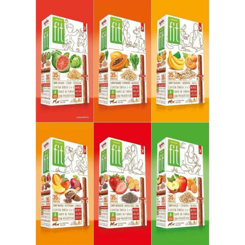 Petisco Bifinho Fit Spin Pet Diversos Sabores Para Cachorros Cães
