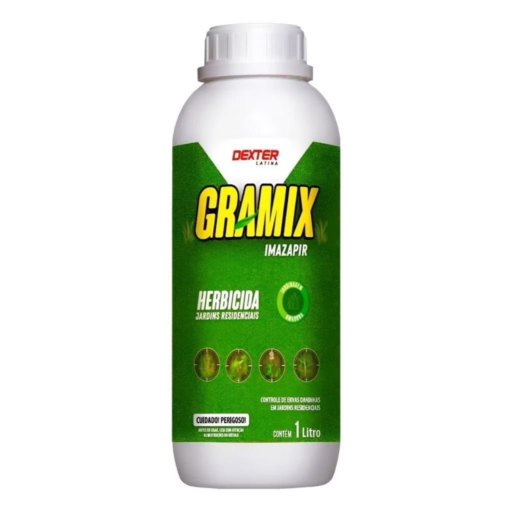 Dexter Gramix Mato Sai Grama Fica 1L Para Jardim Controle de Ervas Difíceis em Jardins Residenciais em Oferta na Shopee