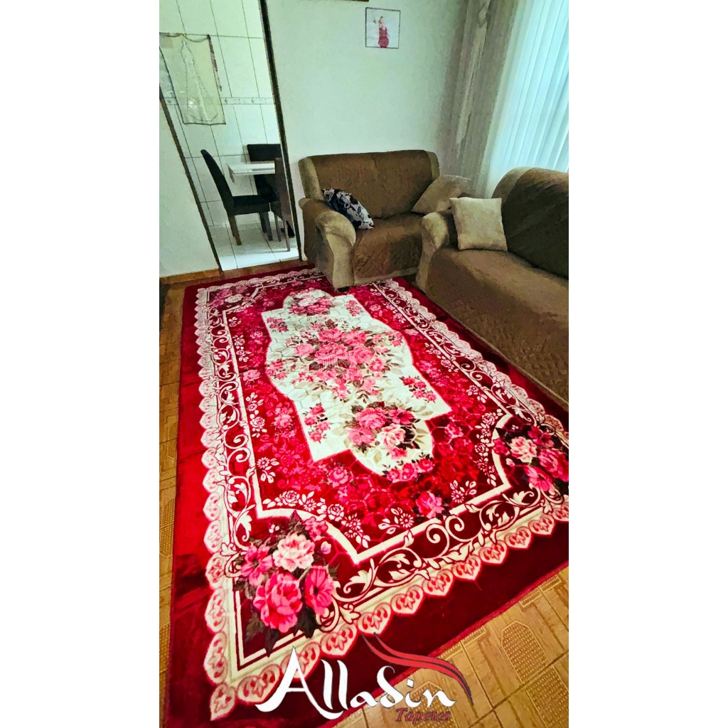 Tapetes de Sala floral ™ 2,00X3,00m Extra Grande.