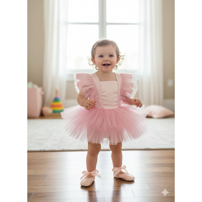 romper luxo bailarina - romper rosa - bailarina - fantasia bailarina - bailarina.