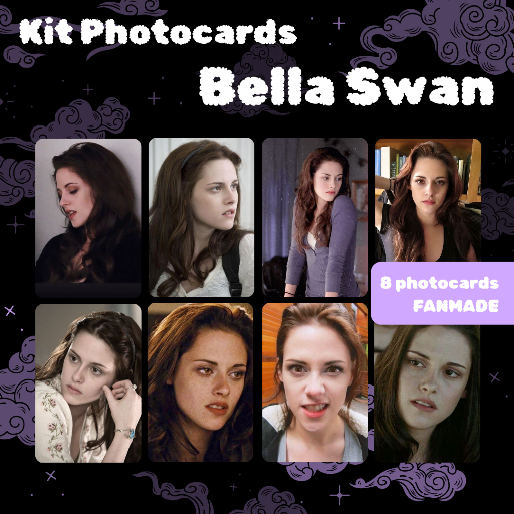 Crepúsculo Photocards Twilight Saga Bella Swan Edward Cullen Alice Jasper Jacob Fanmade