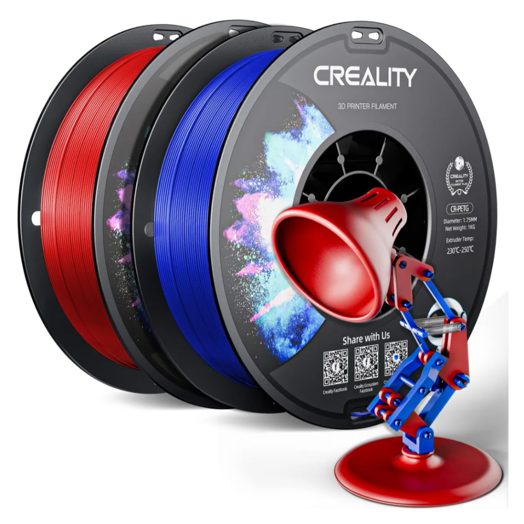 Kit 2kg Filamentos Cr-petg Creality 3d Várias Cores