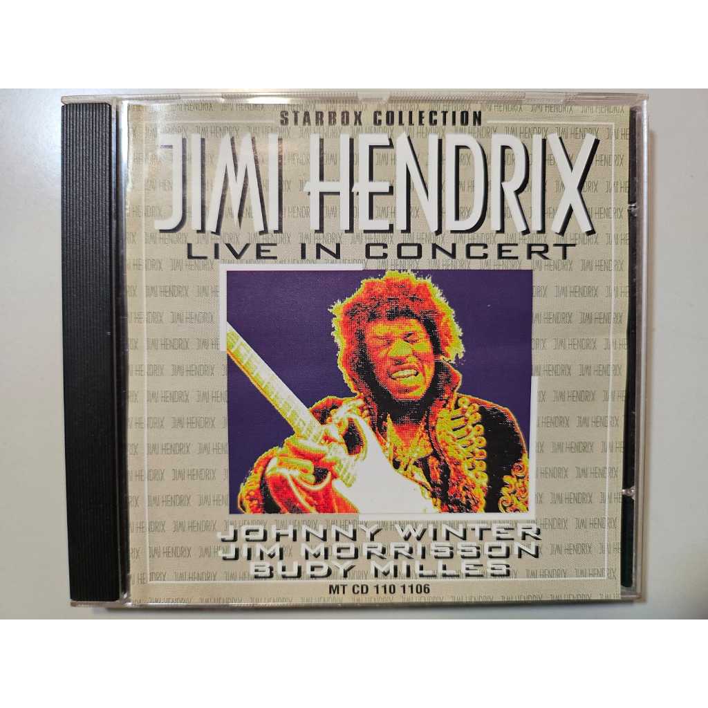 CD Jimi Hendrix, Live in Concert, 1994, Usado: Muito bom