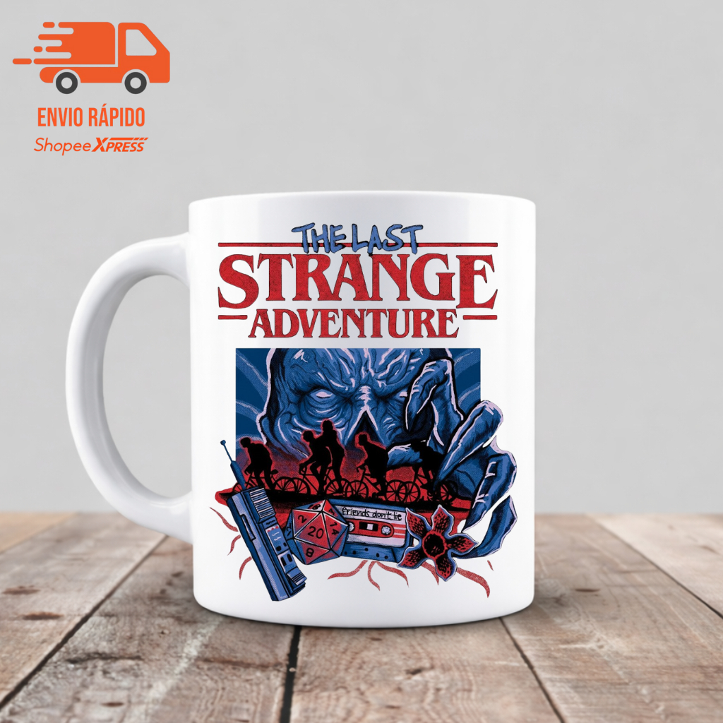 Caneca Stranger Things Personalizada - The Last Strange Adventure 325ml