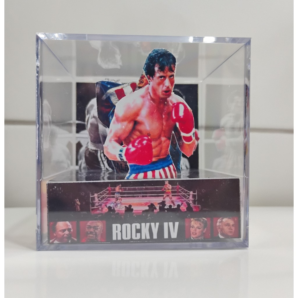 Mini Cubo diorama Rocky Balboa (Rocky 4) exclusivo