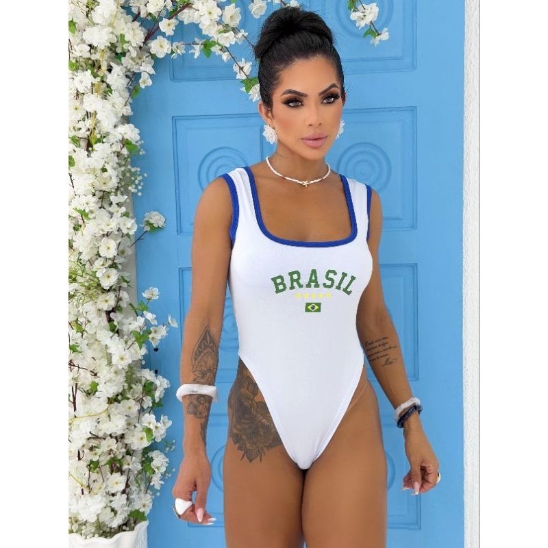 body feminino do Brasil com bojo veste do 36 ao 42 . em Oferta na Shopee
