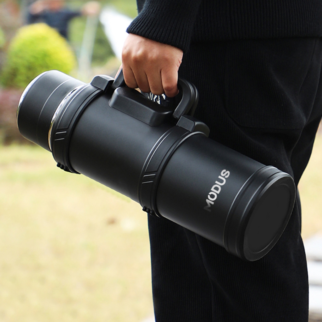 MODUS Garrafa Térmica  2,4 Litros Quente Frio Com Aço Inoxidável Isolamento Térmico em Oferta na Shopee