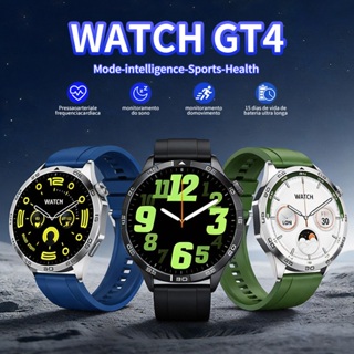 Relógio Inteligente GT4 Smartwatch, Tela 1,83" Alta Definição, Resistente à Água, Monitoramento de Batimentos em Oferta na Shopee
