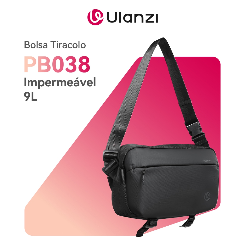 ULANZI PB038 Travel Sling Bag V2 10L Bolsa Transversal à Prova d'Água para Tripé, DSLR/Mirrorless em Oferta na Shopee