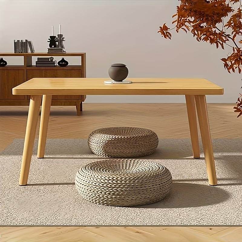 Mesa Lateral Moderna 80x40x42cm Madeira Para Sala E Quarto Mesa De Centro Pequena — imagem 2 de 2
