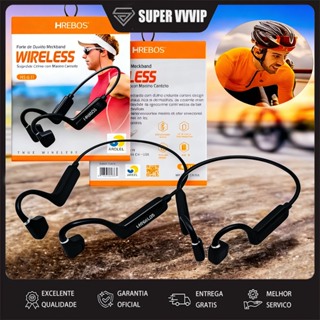 【Brasil Spot Sale】 Fone de Ouvido Condução Óssea Cor Preto Neckband Bluetooth Earflex Sem Fio Esportivo HS-611 em Oferta na Shopee