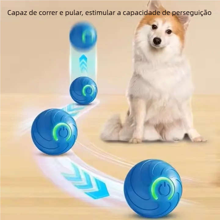 Bolinha Eletrônica Recarregável USB - Para Cachorro Brincar Sozinho em Oferta na Shopee