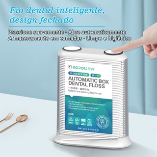 Fio dental automático para uso doméstico, limpeza da boca e dentes, limpeza diária para adultos e crianças em Oferta na Shopee