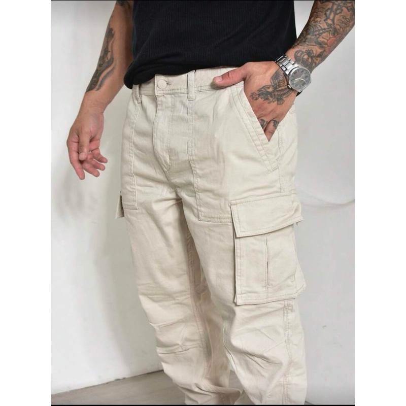 Calça Cargo Sarja Premiun - Conforto, Qualidade e Estilo