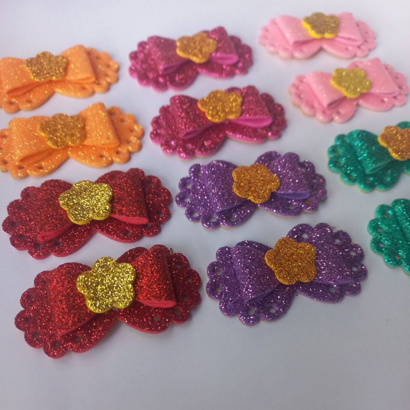 LAÇOS PET LUXO  ADESIVOS-KIT COM 10 UNIDADES