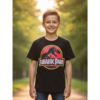 Camiseta camisa infantil Jurassik Park algodao Promocao em Oferta na Shopee