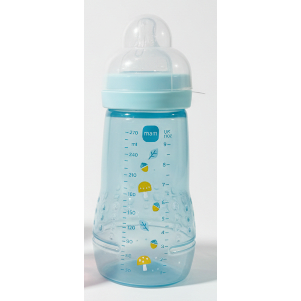 MAMADEIRA MAM EASY ACTIVE VERDE CLARO +2 MESES 270ML em Oferta na Shopee