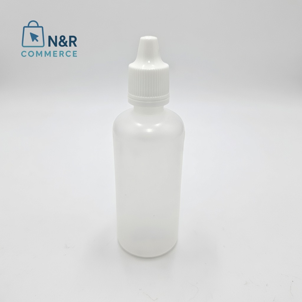 Frasco Plástico De 60ml Conta Gotas - Com Tampa Lacre (10/20/30/50/100 Unidades)