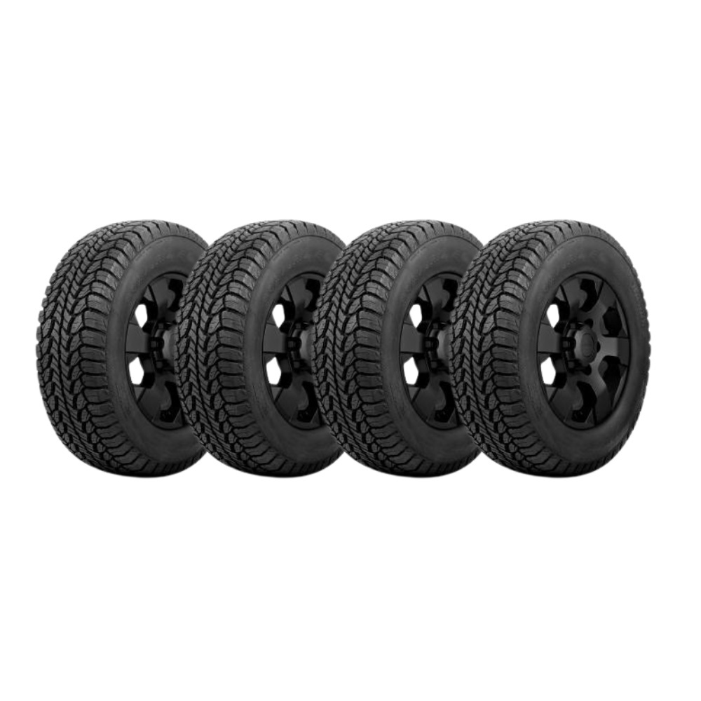 KIT 4 PNEUS ARO 15 205/60R15 CONTINENTAL BRAVURIS 91H FR