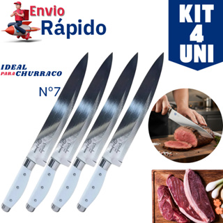 Kit 1, 2 ou 4 Facas Linha Europa 29 Cm em Aço Inox nº 7 – Resistência, Precisão e Qualidade para Chefs e Churrasqueiros em Oferta na Shopee