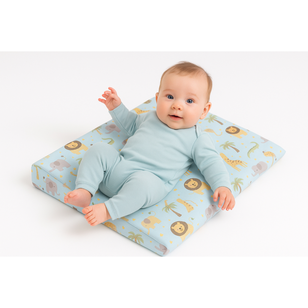 Travesseiro Anti-Refluxo P Proteção Sono Tranquilo Conforto Inclinado  31 x 29 cm