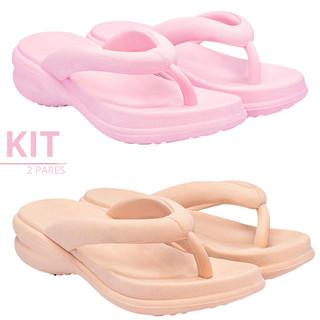 Kit Tamanco Feminino Confortável Leve Passeio