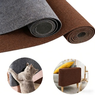 Arranhador Adesivo GRANDE em Carpete para Gato - Protetor de Sofá Cama Box e Parede - 30*60cm, 100*60cm em Oferta na Shopee