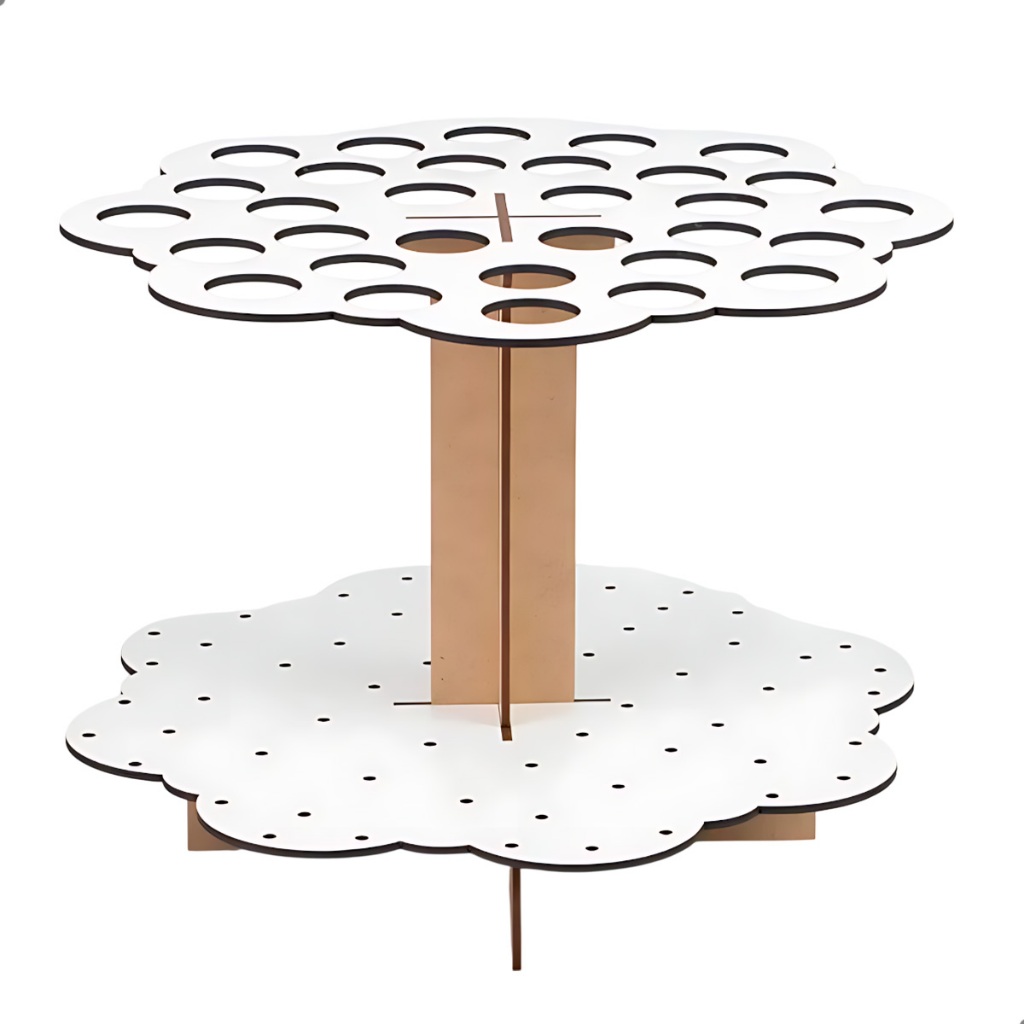 Display Porta Tubetes e Pirulitos MDF 32 Tubetes 55 Pirulitos Expositor Mesa de Doces Festa Infantil Organizador Decorat