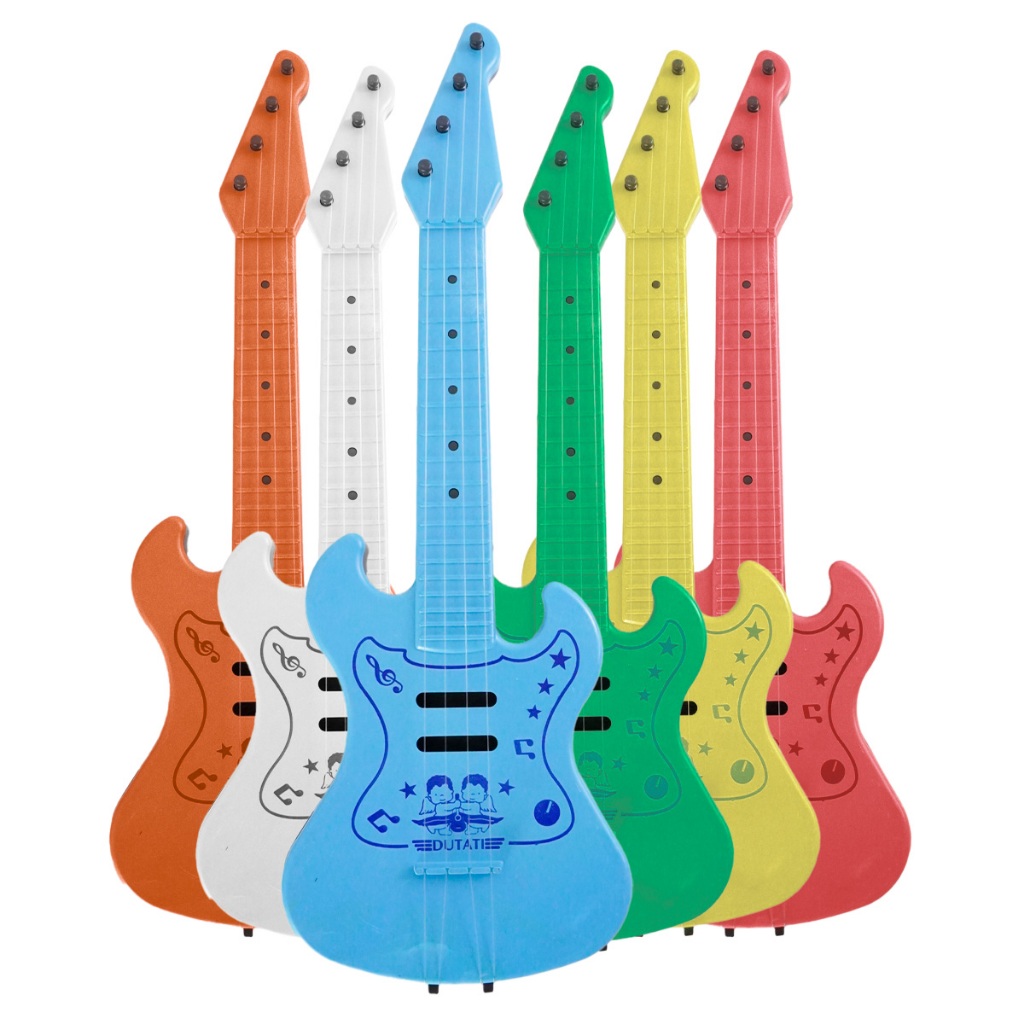 Kit 5 Guitarras De Plástico Brinquedo Musical Guitarrinha em Oferta na Shopee