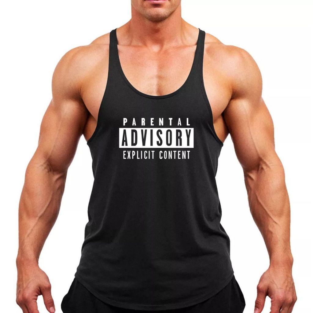 Regata BD Camiseta Parental Advisory Hip Hop Rap Trap Bodybuilder