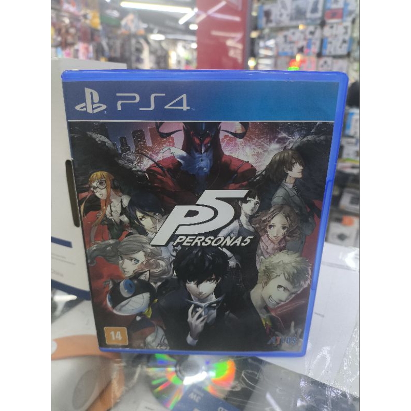 Jogo para PS4/PS5 Persona 5 mídia física original usado