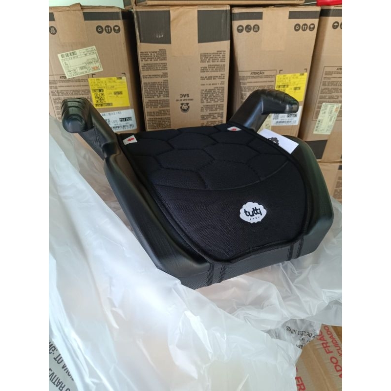 Assento de Elevação Cadeirinha Infantil para Carro Suporta 36Kg Elevato Tutti Baby 6100-07 Preto