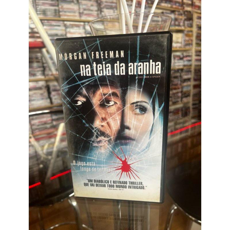 VHS “Na Teia da Aranha” - Morgan Freeman, legendado