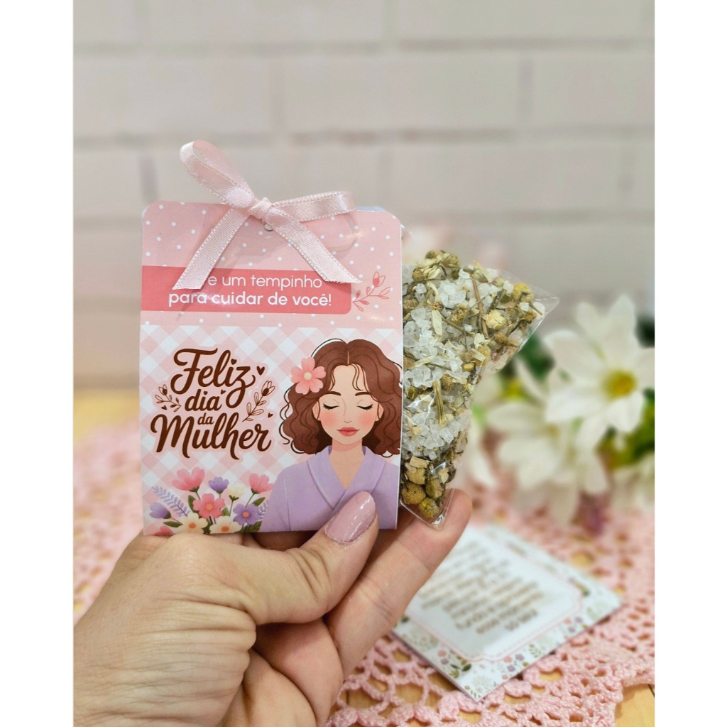 Escalda Pés Dia das Mulheres Relaxante Presente Feminino Lembrancinha Aromática em Oferta na Shopee