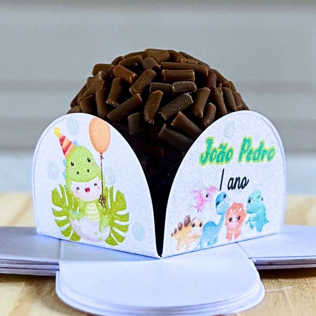 FORMINHAS PARA DOCES DINO BABY  | BRIGADEIRO | PERSONALIZADO | LEMBRACINHA | FESTA INFANTIL | ANIVERSÁRIO em Oferta na Shopee