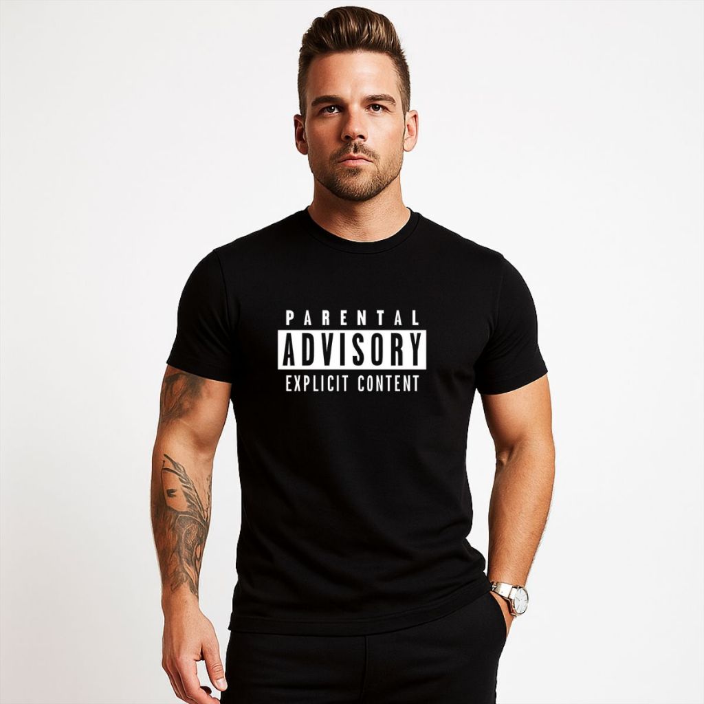 Camiseta Parental Advisory Hip Hop Rap Trap Blusa 100% Algodão