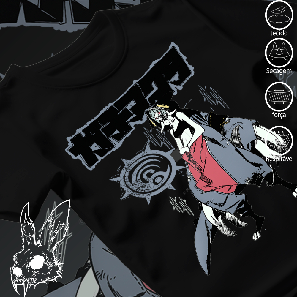 Camiseta Basica e OVERSIZED Guita Hebby Fantasia Cute Gachiakuta Rudo Anime Geek Unissex em Oferta na Shopee