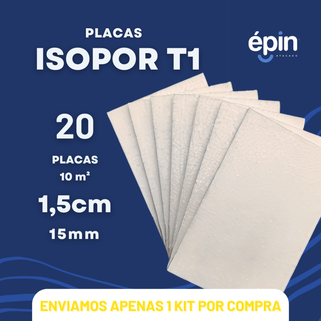 KIT PLACAS DE ISOPOR 1,5CM em Oferta na Shopee