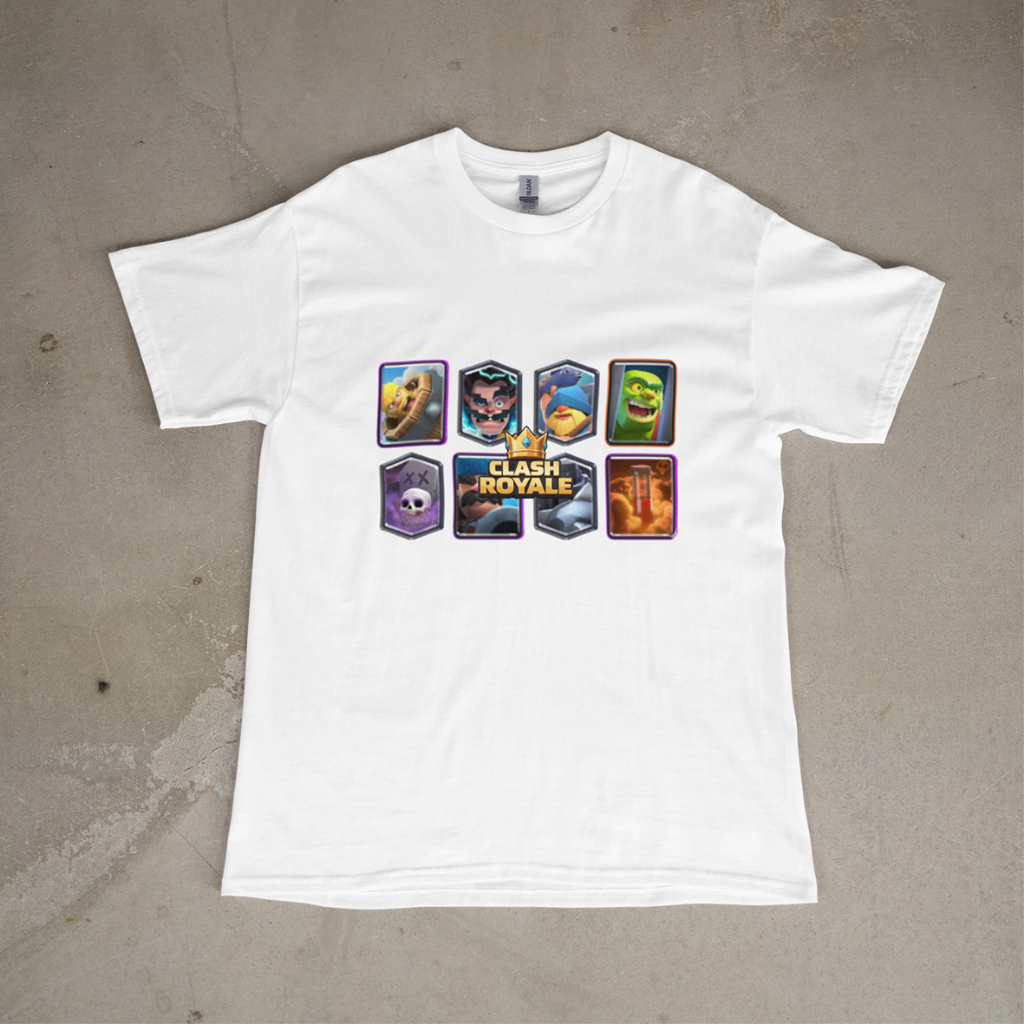 Camiseta Clash Royale - Deck Lendário | Estampa Gamer Estratégia Estampa Exclusiva