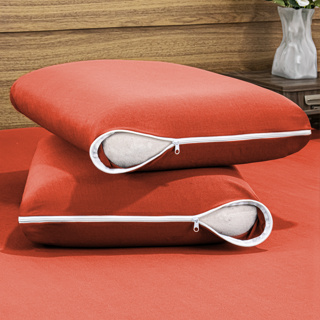 Kit 4 Capas Protetoras de Travesseiro malha gel com zíper,  cores vibrantes em Oferta na Shopee