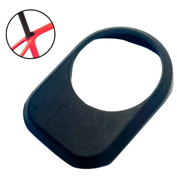Acabamento De Borracha Trava Canote do Selim Bicicleta Caloi Elite Carbon Sport Racing Vedação