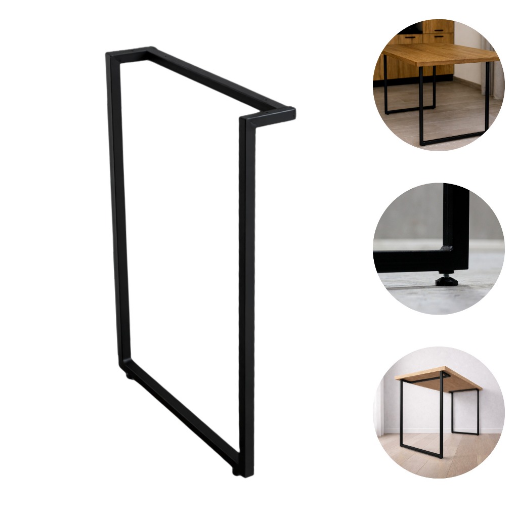 Base De Móveis Industrial 75x48 Preto Mesa Escritório Quarto Sala em Oferta na Shopee