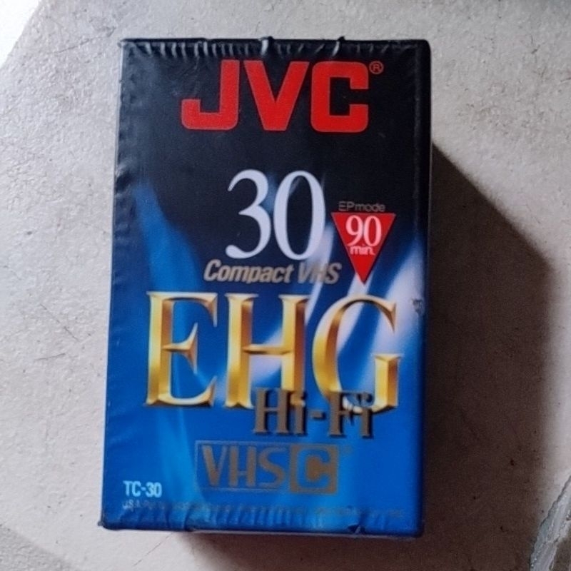 fita compact vhs JVC 30 hifi vhsc tc30