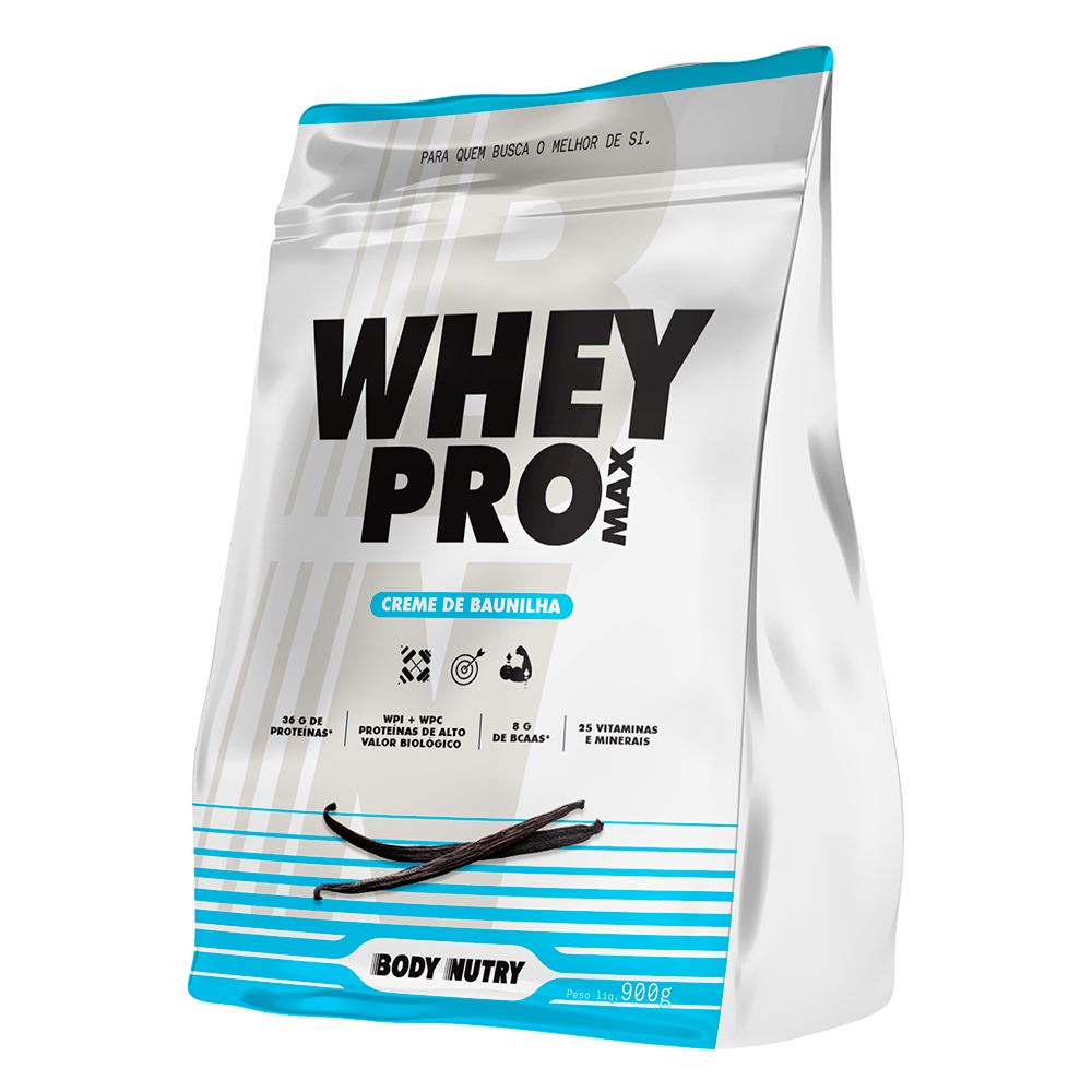 Whey Protein Isolado e Concentrado, 900g - Sem Soja - Body Nutry (Aumente a Força e Ganho de Massa) em Oferta na Shopee