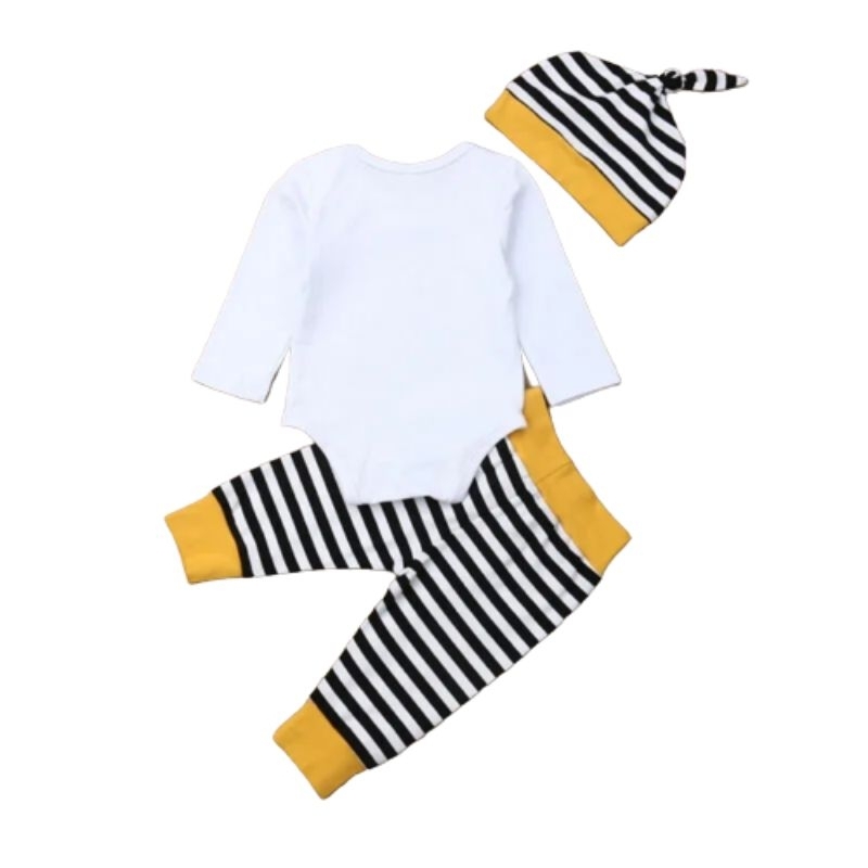 Conjunto Bebê Bodies Calça Touca