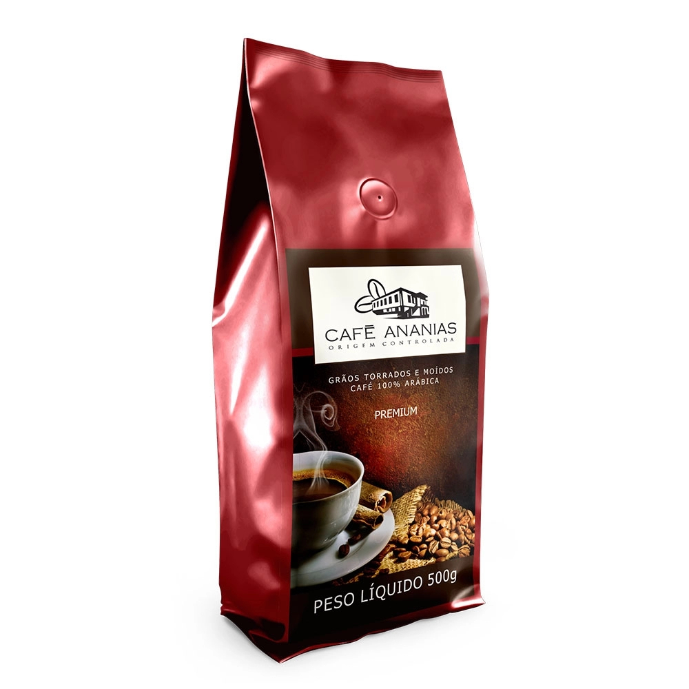 Café Ananias em pó 100% arábica Premium - Café do Sul de Minas 500g