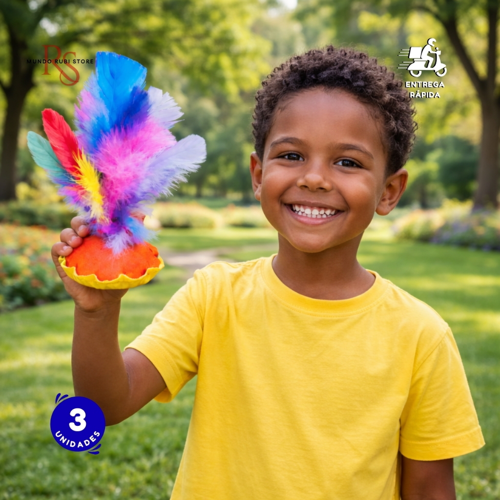 3 Peteca Infantil Pro Prendas Brinquedo Festa Junina Aniversário Saco Surpresa Envio Imediato Top em Oferta na Shopee