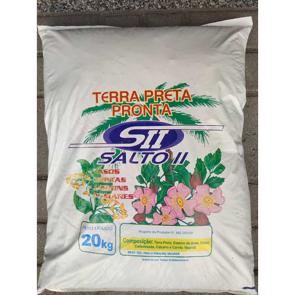 Terra Preta Adubada Premium para Plantio e Jardinagem Ideal para Horta, Vasos Solo Rico em Nutriente