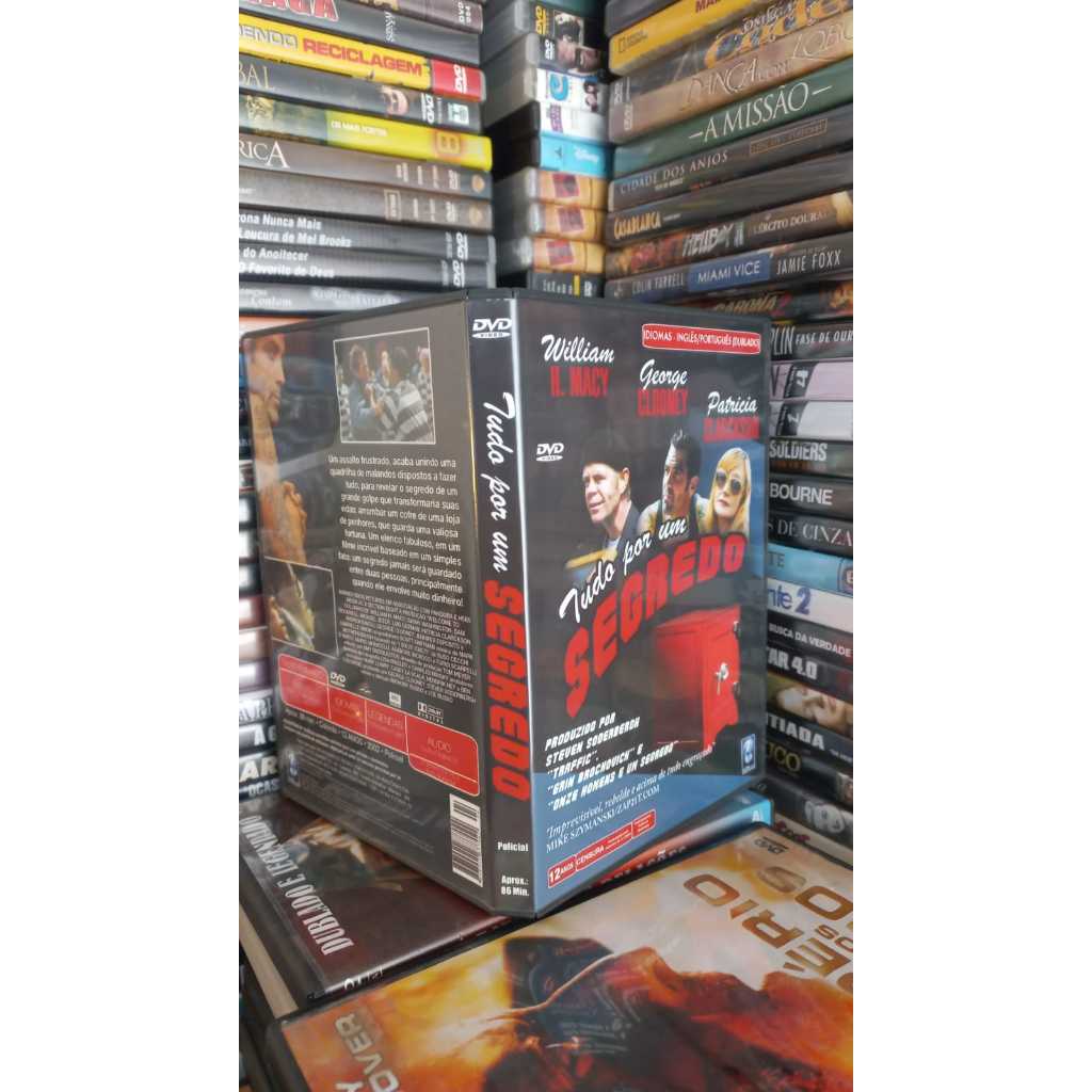 Dvd Tudo Por Um Segredo - Willian H.macy - George Clooney Impecavel Novo
